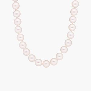 20-дюймовое классическое ожерелье из нити культивированного жемчуга Акойя из 18-каратного белого золота (7,0-7,5 мм) Blue Nile