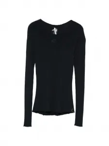 Рубашка в рубчик Liviana Conti, черный