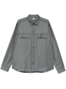 Фланелевая рубашка GR10K, серый
