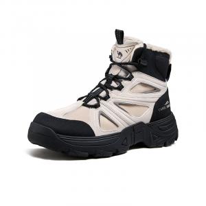 CAMEL Тёплые противоскользящие короткие уличные ботинки Compass 5 см мужские светло-серый/чёрный, цвет Light Gray/Black