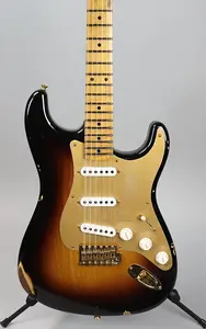 Fender Custom Shop Limited '55 Bone Tone Strat Relic Wide Fade 2 Color Sunburst