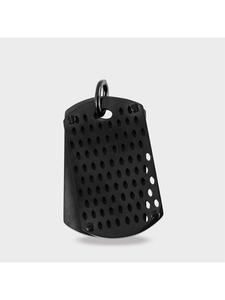 Adeliás Подвеска унисекс из нержавеющей стали, черная