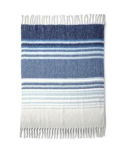 Плед Brushed Cashtouch Lands' End, Aegean coast ombre stripe