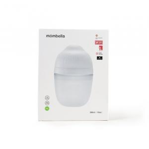 Антиколиковая бутылочка Mombella для новорожденных, силикон цвета слоновой кости, 300 мл