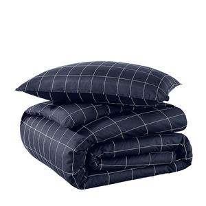 Комплект пуховых одеял Bare Home с двойным начесом, цвет Midnight White Grid