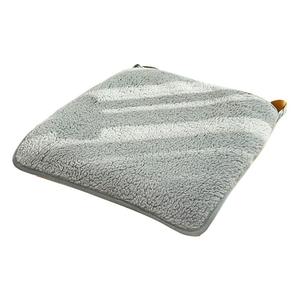 Подушка для стула, мягкая, толстая, плюшевая, удобная, нескользящая, теплая, однотонная, подушка для сиденья, диванная подушка для гостиной, серая, размер 40 см Stuttg