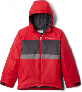 Куртка Columbia Boys' Valley Runner, Mountain Red, Shark, City Grey