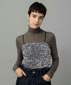 Бюстье с пайетками