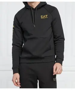 Толстовка Regular fit Ea7, черный