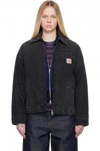 Carhartt Work In Progress Черная джинсовая куртка Black OG Detroit
