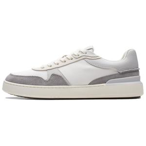 Кроссовки clarks Skateboarding Shoes Men Low-top White/Gray, белый/серый
