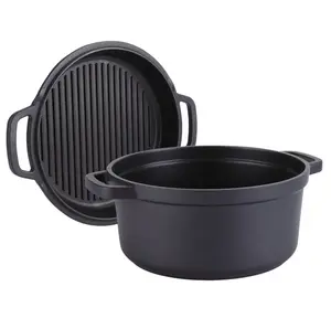 Кастрюля с сковородой-гриль 3,3 л 24 см MR4124 Maestro