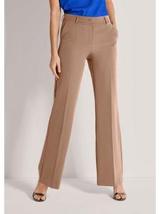 MADELEINE Расклешенные, отглаженные брюки карамельного цвета