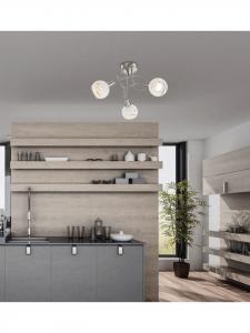 Потолочный светильник "ELLIOTT" серебристого цвета Globo lighting