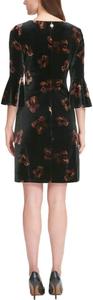 Женское бархатное платье с цветочным принтом от Tommy Hilfiger, Black Multi