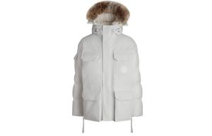 Canada Goose Мужская пуховая куртка Expedition Down Jackets серого цвета с капюшоном, умеренной высоты, парка