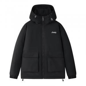 Пуховик Jeep мужской, фиолетовый