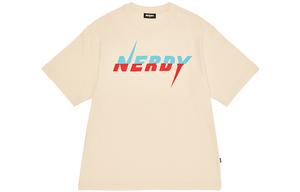 Nerdy Футболка унисекс бежевая