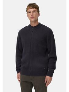 Кардиган из чистой овечьей шерсти темно-синего цвета. Camel Active