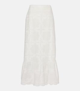 Мини-юбка из твида Giambattista Valli, белый