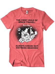 Футболка красного цвета Rick and Morty