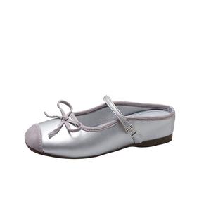 Закрытые тапочки для женщин TAFN, серебро