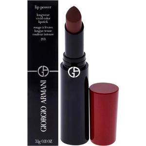 Губная помада Giorgio Armani Lip Power Longwear Vivid Color 203 Mystery для женщин, 0,11 унции