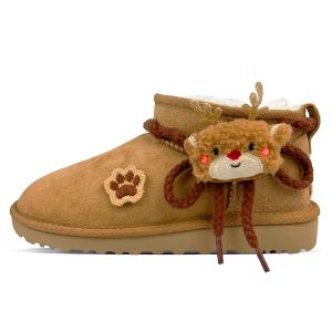 Ботинки короткие UGG, коричневый