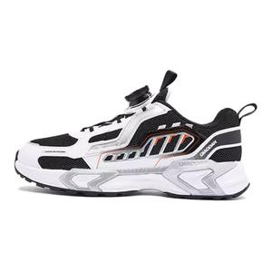 QIAODAN Амортизирующие износостойкие детские повседневные ботинки black white для подростков