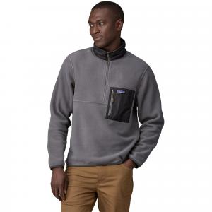 Мужской флисовый пуловер Microdini с молнией до половины длины Patagonia, Noble Grey
