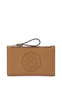 Кошелек KARL LAGERFELD CIRCLE SLIM BIFOLD, Caramel/Taupe