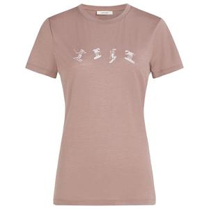 Женская мериносовая шерсть 150 tech lite s/s футболка snow day - рубашка из мериноса Icebreaker, Summit