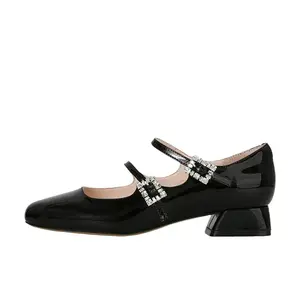 Туфли Мэри Джейн на массивном каблуке Women's TAFN, черный