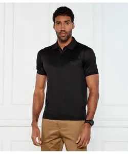 Футболка поло Regular fit Emporio Armani, черный