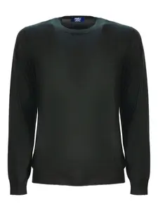 Свитер с круглым вырезом Fedeli, зеленый