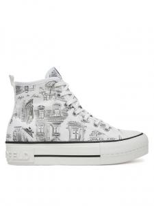Кроссовки из ткани Kl60455 Karl Lagerfeld, белый