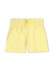 DKNY шорты с логотипом, желтый