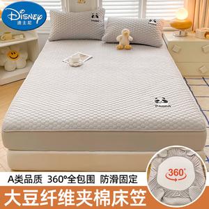 Disney Простыня на резинке 180х200 см, утолщенная, водонепроницаемая, защита от пыли, цвет Panda Light Gray