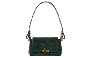 Сумка через плечо Vivienne Westwood из телячьей кожи женская зеленая