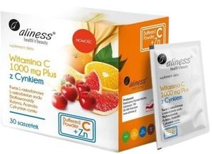 Aliness, Витамин С 1000 мг с биофлагом ЦИНК ПЛЮС, рутин, ацер., 30 пакетиков. Inna marka