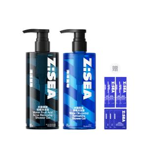 Очищающий гель для душа AHA против акне, средство для удаления клещей, очищающее средство против акне и для контроля жирности 400мл/400мл*2 HAIYANGZHIZUN