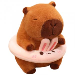 Капибара надувной круг коллекционные куклы плюшевая кукла 22см высота FANNIKEER