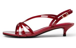 Маленькие Ck One Strap Sandals 3.5cm женские CHARLES&KEITH, красный