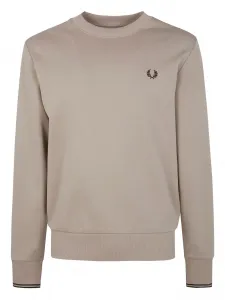 Свитшот с вышитым логотипом Fred Perry, нейтральный