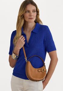 Сумка кросс-боди Lauren Ralph Lauren LEATHER SMALL TASHA CROSSBODY BAG, Classic Caramel/Camel
