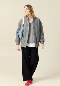 Джемпер MIT LANGEN ÄRMELN V-AUSSCHNITT BONOBO Jeans, светло-серый