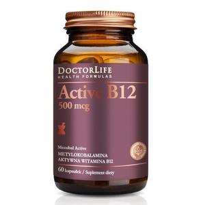 Doctor Life, Active b12 активная Добавка с витамином b12 500 мг 60 капсул