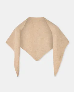 Женский треугольный шарф с люрексом Easy Wear, экрю