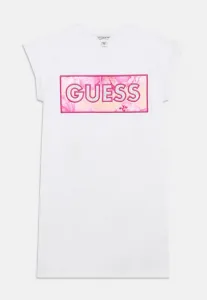Детское платье, повседневное платье Guess, Pure White