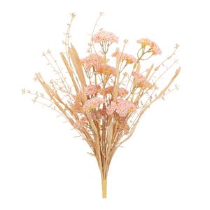 Декоративная ветка Melrose International Blush Floral Grass Bush, 2 штуки, розовый / бежевый